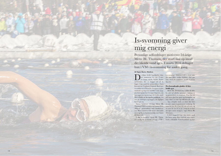 Artikel om Issvømning